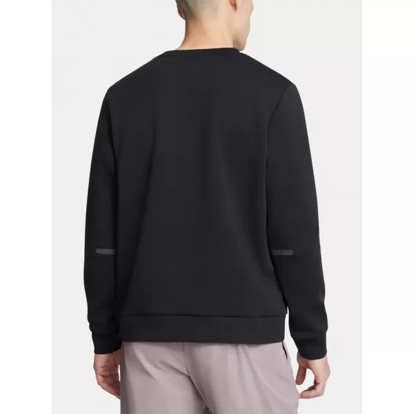  Мъжки суичър UNDER ARMOUR UNSTOPPABLE FLC CREW EU 1389351-001 ЧЕРЕН 