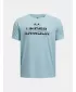 Момчешка тениска UNDER ARMOUR TECH SPLIT WORDMARK SS 1383010-494 СИНЬО