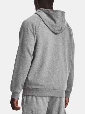Мъжки суичър UNDER ARMOUR UA RIVAL FLEECE FZ HOODIE СИВО