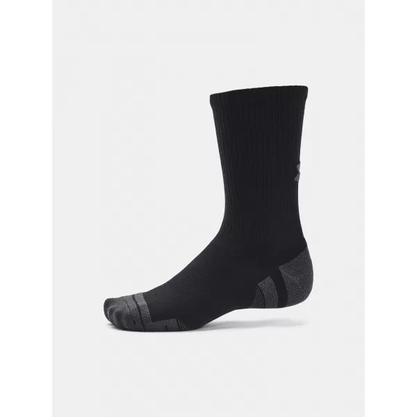  Чорапи UNDER ARMOUR PERFORMANCE TECH CREW (3 PÁRY) 1379512-001 ЧЕРЕН 