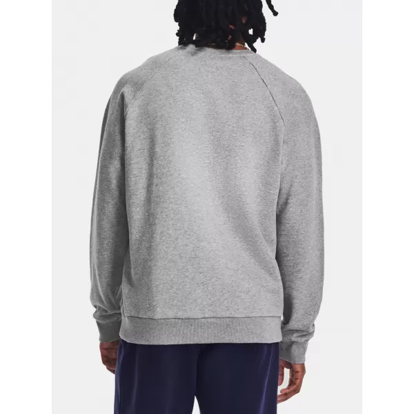  Мъжки суичър UNDER ARMOUR RIVAL FLEECE CREW 1379755-025 СИВО 