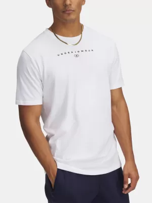 Мъжка тениска UNDER ARMOUR M STACKED LOGO SS 6000211-100 БЯЛО