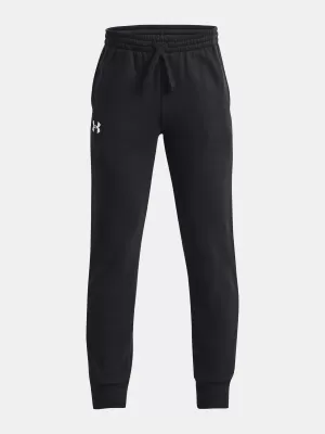 Спортни панталони за момчета UNDER ARMOUR RIVAL FLEECE JOGGERS 1379787-001 ЧЕРЕН