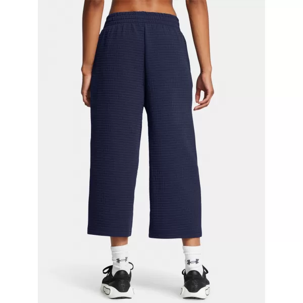  Дамски спортен панталон UNDER ARMOUR UNSTOPPABLE FLC GRID CROP 1386492-410 СИНЬО 