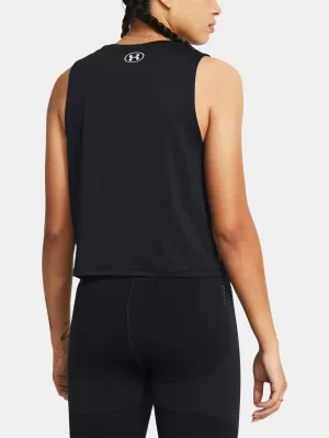 Дамски потник UNDER ARMOUR VANISH ENERGY CROP TANK 1383654-001 ЧЕРЕН