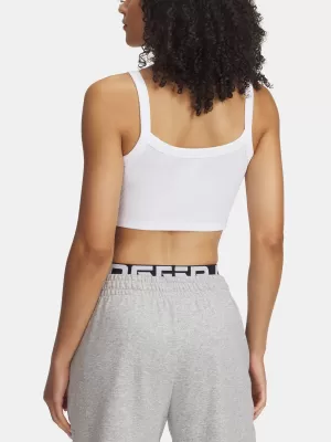 Дамски потник UNDER ARMOUR RIVAL RIB BABY TANK 6000265-100 БЯЛО