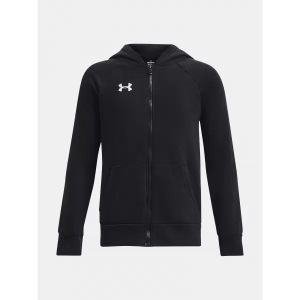  Суичър за момче UNDER ARMOUR RIVAL FLEECE FZ HOODIE 1379794-001 ЧЕРЕН 