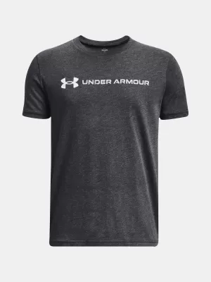 Момчешка тениска UNDER ARMOUR B LOGO WORDMARK SS 1380747-001 ЧЕРЕН