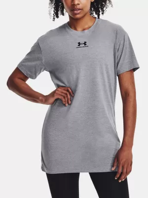 Дамска тениска UNDER ARMOUR W EXTENDED SS NEW 1383429-035 СИВО