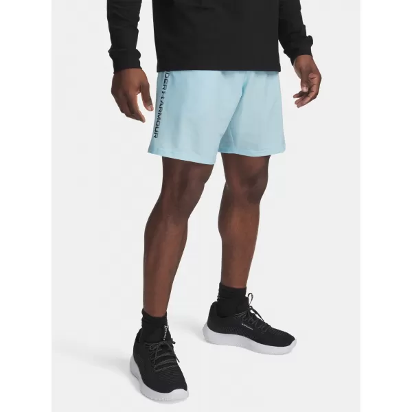  Мъжки шорти UNDER ARMOUR TECH WOVEN WORDMARK SHORT 1383356-494 СИНЬО 