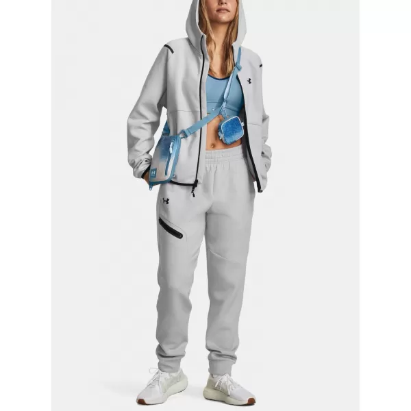  Дамски суичър UNDER ARMOUR UNSTOPPABLE FLC FZ 1379842-011 СИВО 