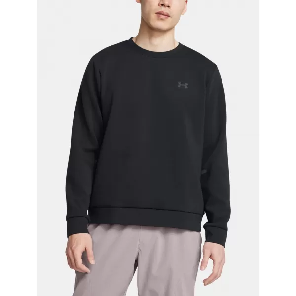  Мъжки суичър UNDER ARMOUR UNSTOPPABLE FLC CREW EU 1389351-001 ЧЕРЕН 