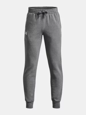 Спортни панталони за момчета UNDER ARMOUR RIVAL FLEECE JOGGERS 1379787-025 СИВО