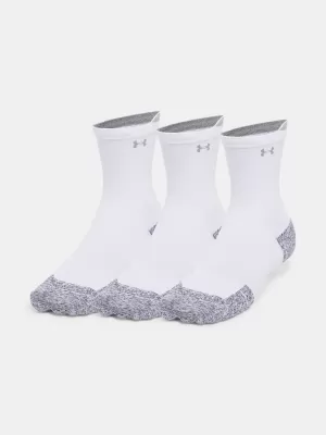 Чорапи UNDER ARMOUR AD RUN CUSHION CREW (3 PÁRY) 1387043-101 БЯЛО