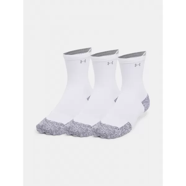 Чорапи UNDER ARMOUR AD RUN CUSHION CREW (3 PÁRY) 1387043-101 БЯЛО 