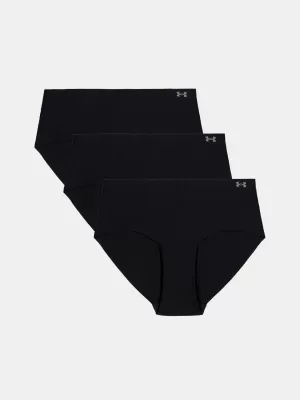 Дамски бикини UNDER ARMOUR PURE STRETCH NS HIP 1383895-001 ЧЕРЕН
