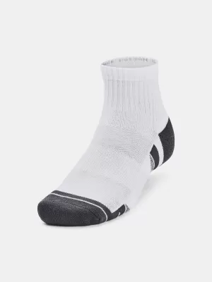 Чорапи UNDER ARMOUR PERFORMANCE COTTON 3P QTR 1379528-100 БЯЛО