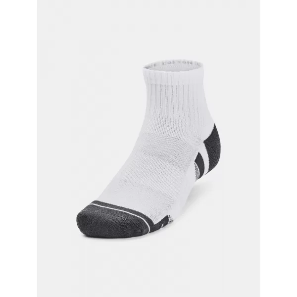  Чорапи UNDER ARMOUR PERFORMANCE COTTON 3P QTR 1379528-100 БЯЛО 