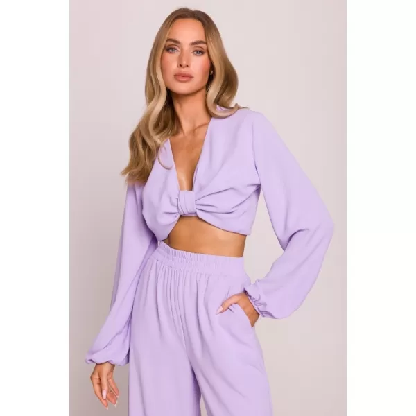  Дамски съкратен топ MOE M861 ЛИЛАВО 