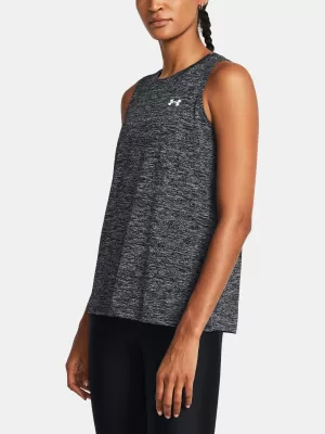 Дамски потник UNDER ARMOUR TECH TANK TWIST 1383656-001 ЧЕРЕН