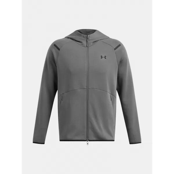  Мъжки суичър UNDER ARMOUR UA UNSTOPPABLE FLC FZ HD EU СИВО 