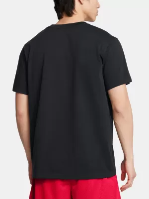 Мъжка тениска UNDER ARMOUR HW ARMOUR LABEL SS 1382831-001 ЧЕРЕН