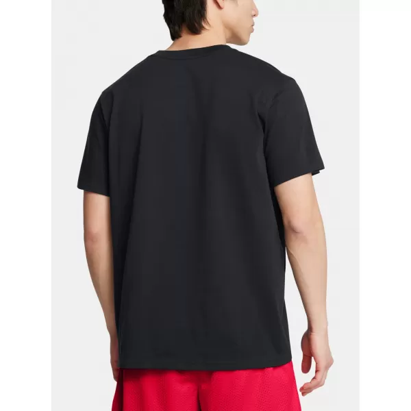  Мъжка тениска UNDER ARMOUR HW ARMOUR LABEL SS 1382831-001 ЧЕРЕН 