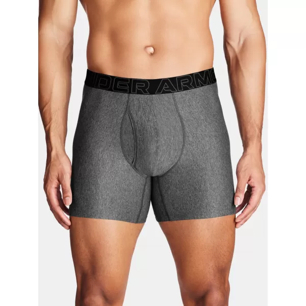  Мъжки боксерки UNDER ARMOUR M PERF TECH 6IN (1KS) 1383849-025 СИВО 