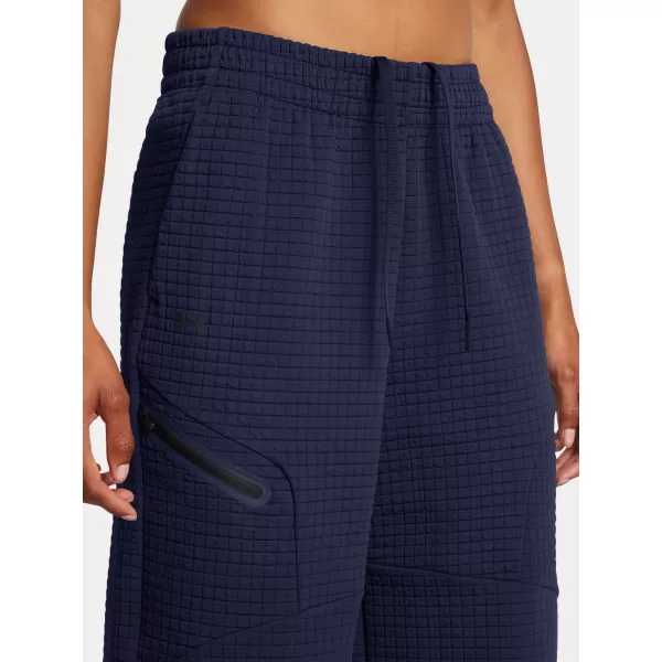  Дамски спортен панталон UNDER ARMOUR UNSTOPPABLE FLC GRID CROP 1386492-410 СИНЬО 