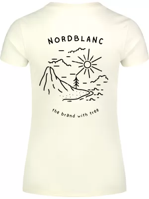 Дамска тениска NORDBLANC INTERSECT NBSLT8179 КРЕМАВО БЯЛО