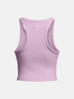 Дамски потник UNDER ARMOUR MERIDIAN RIB CROP TANK 1384008-543 ЛИЛАВО