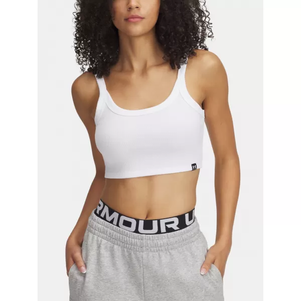  Дамски потник UNDER ARMOUR RIVAL RIB BABY TANK 6000265-100 БЯЛО 