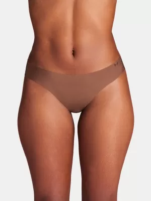 Дамски прашки UNDER ARMOUR PURE STRETCH NS THONG 1383893-625 КАФЯВО