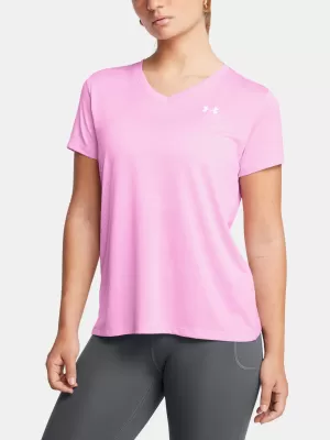 Дамска тениска UNDER ARMOUR TECH SSV- TWIST 1384227-672 РОЗОВО