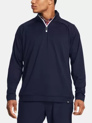 Мъжки суичър UNDER ARMOUR MIDLAYER QZ LB 1383254-410 СИНЬО