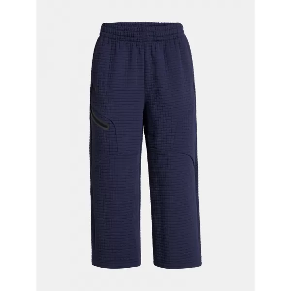  Дамски спортен панталон UNDER ARMOUR UNSTOPPABLE FLC GRID CROP 1386492-410 СИНЬО 