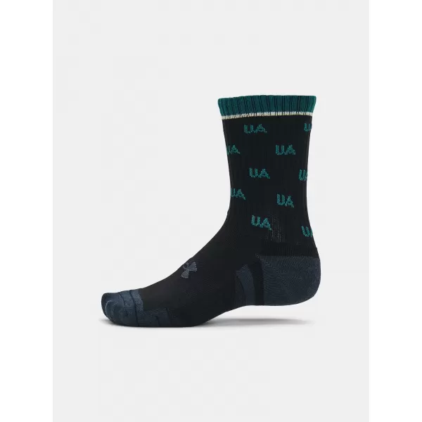 Чорапи UNDER ARMOUR PERF COTTON NOV MID (2 PÁRY) 1379534-002 ЧЕРЕН 