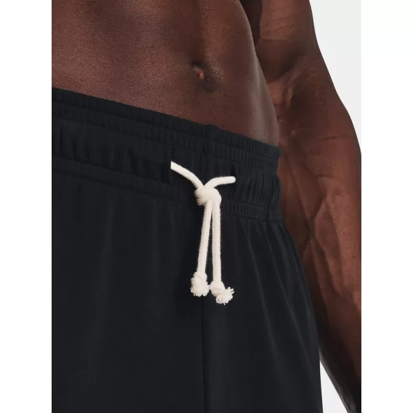  Мъжки спортен панталон UNDER ARMOUR RIVAL TERRY JOGGER 1380843-001 ЧЕРЕН 