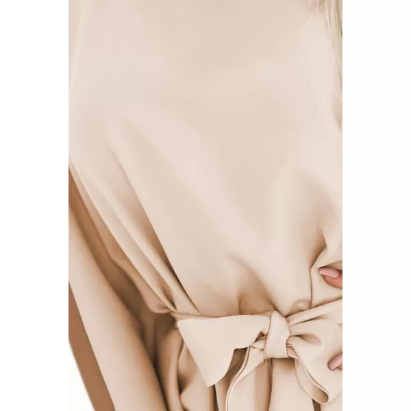  Рокля NUMOCO SOFIA 287-38 ТЪМНО БЕЖОВО 