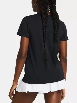 Дамска тениска UNDER ARMOUR CAMPUS CORE SS 1383648-001 ЧЕРЕН