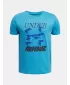 Момчешка тениска UNDER ARMOUR B SPLIT BIG LOGO SS 1390003-452 СИНЬО