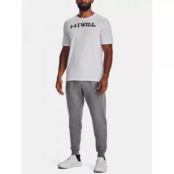  Мъжки спортен панталон UNDER ARMOUR RIVAL FLEECE JOGGERS 1379774-025 СИВО 