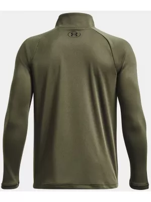Момчешка тениска UNDER ARMOUR TECH 2.0 1/2 ZIP 1363286-390 ЗЕЛЕНО