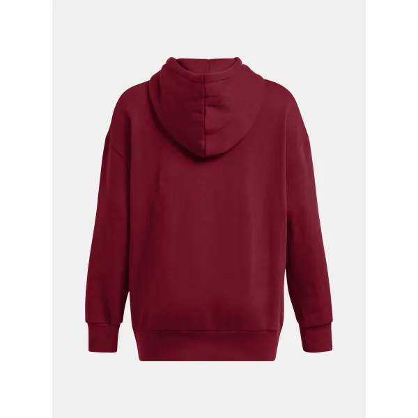  Дамски суичър UNDER ARMOUR ICON FLEECE OS HOODIE 1379495-625 ЧЕРВЕНО 