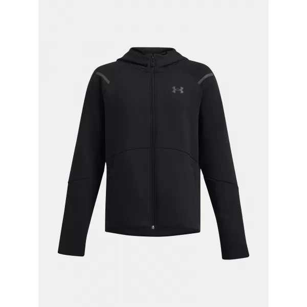  Суичър за момче UNDER ARMOUR B UNSTOPPABLE FLC FZ 1386687-001 ЧЕРЕН 