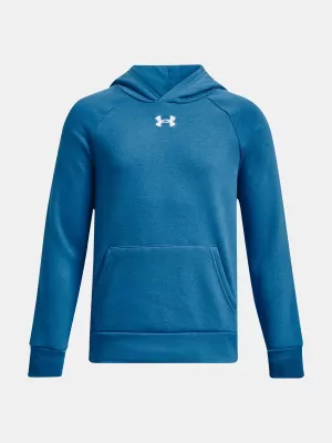 Суичър за момче UNDER ARMOUR RIVAL FLEECE HOODIE 1379792-466 СИНЬО