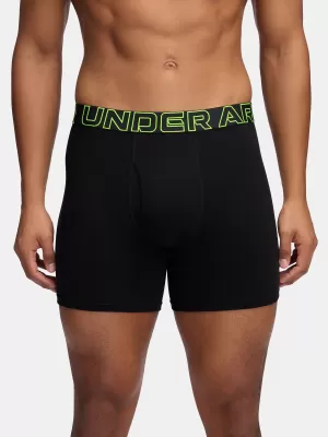 Мъжки боксерки UNDER ARMOUR M PERF COTTON 6IN (3KS) 1383889-004 ЧЕРЕН