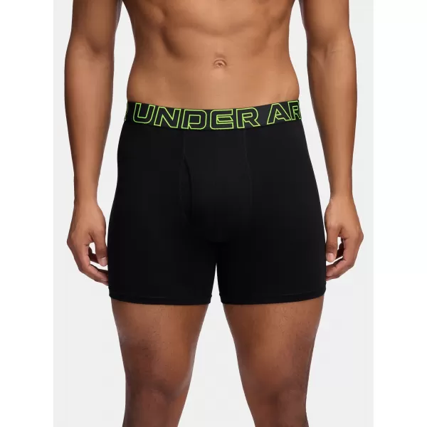  Мъжки боксерки UNDER ARMOUR M PERF COTTON 6IN (3KS) 1383889-004 ЧЕРЕН 
