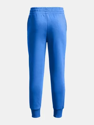 Спортни панталони за момичета UNDER ARMOUR RIVAL FLEECE JOGGERS 1379525-464 СИНЬО