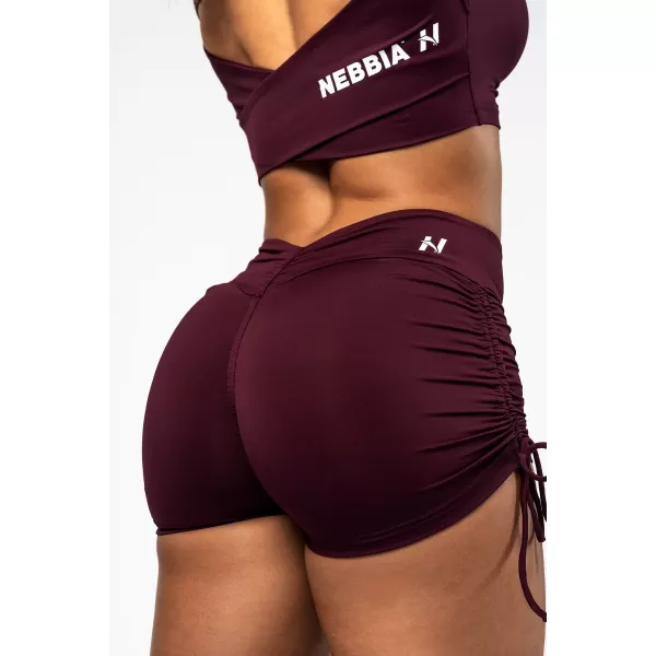  Къси панталони Push-up с връзки STRONG BEAUTY 429 ТЪМНО ЧЕРВЕНО Nebbia 